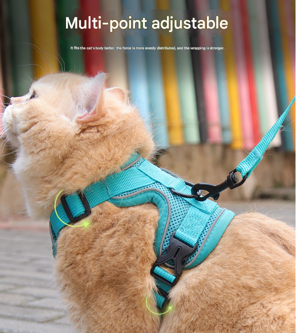 Reflective Mesh Pet Harness
