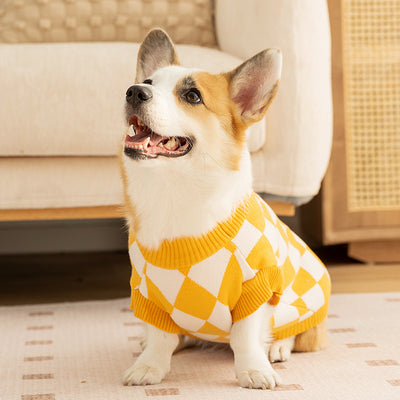 Classic Argyle Dog Sweater
