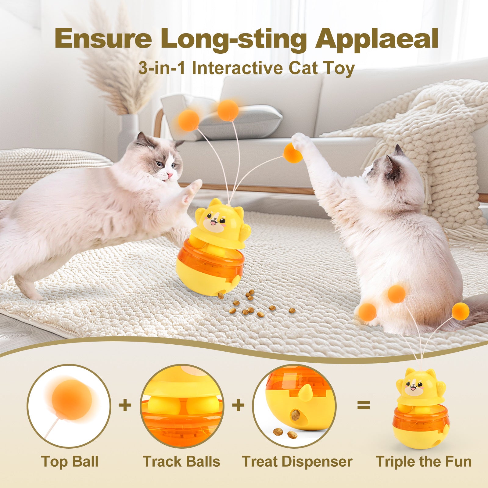 3-in-1 Cat Toy