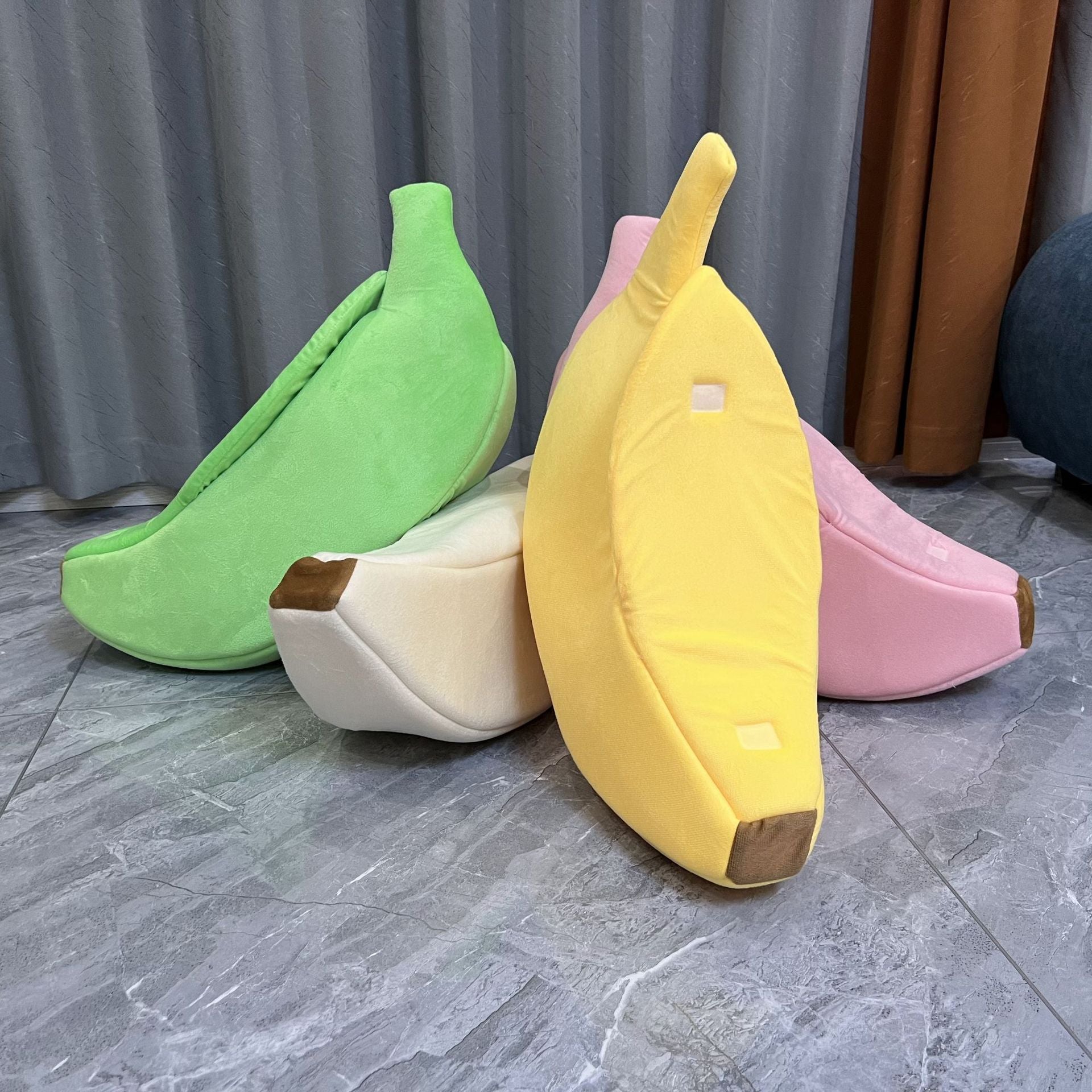 Cozy Banana Peel Pet Bed