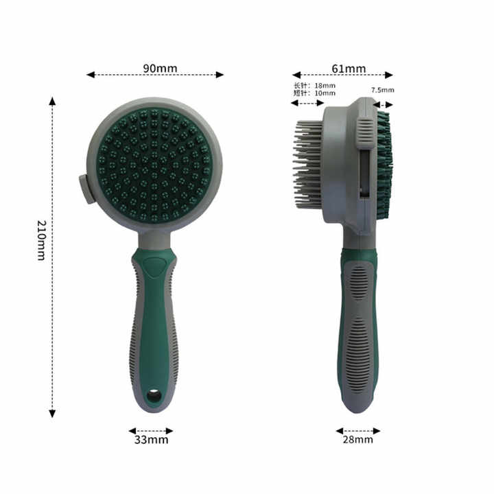 Dual-Sided Grooming Brush
