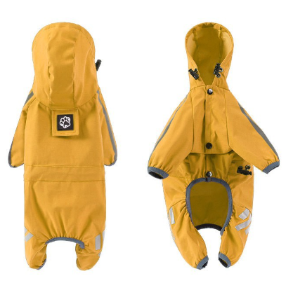 Dog Raincoat with leash hole