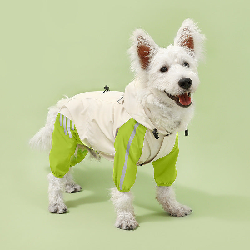 Colorblock Dog Raincoat