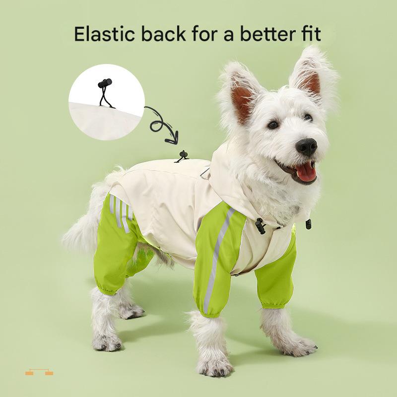 Colorblock Dog Raincoat