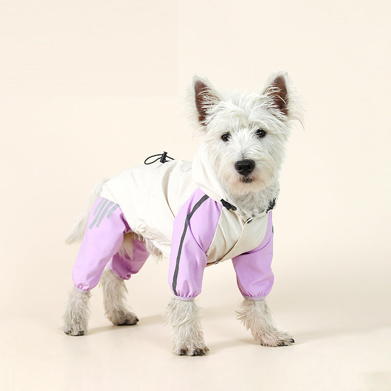 Colorblock Dog Raincoat