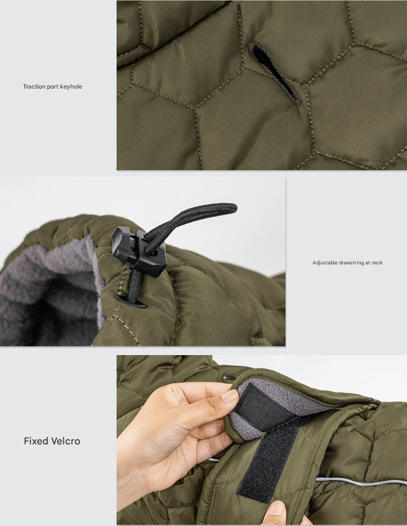 Quilted Dog Winter Coat