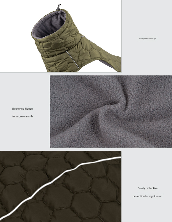 Quilted Dog Winter Coat