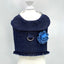 DCNY Denim Flower Harness Vest