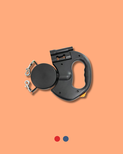2-in-1 Retractable Dual Dog Leash