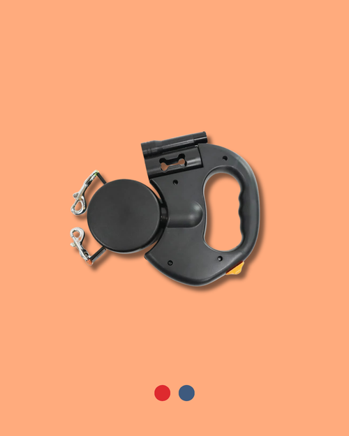 2-in-1 Retractable Dual Dog Leash