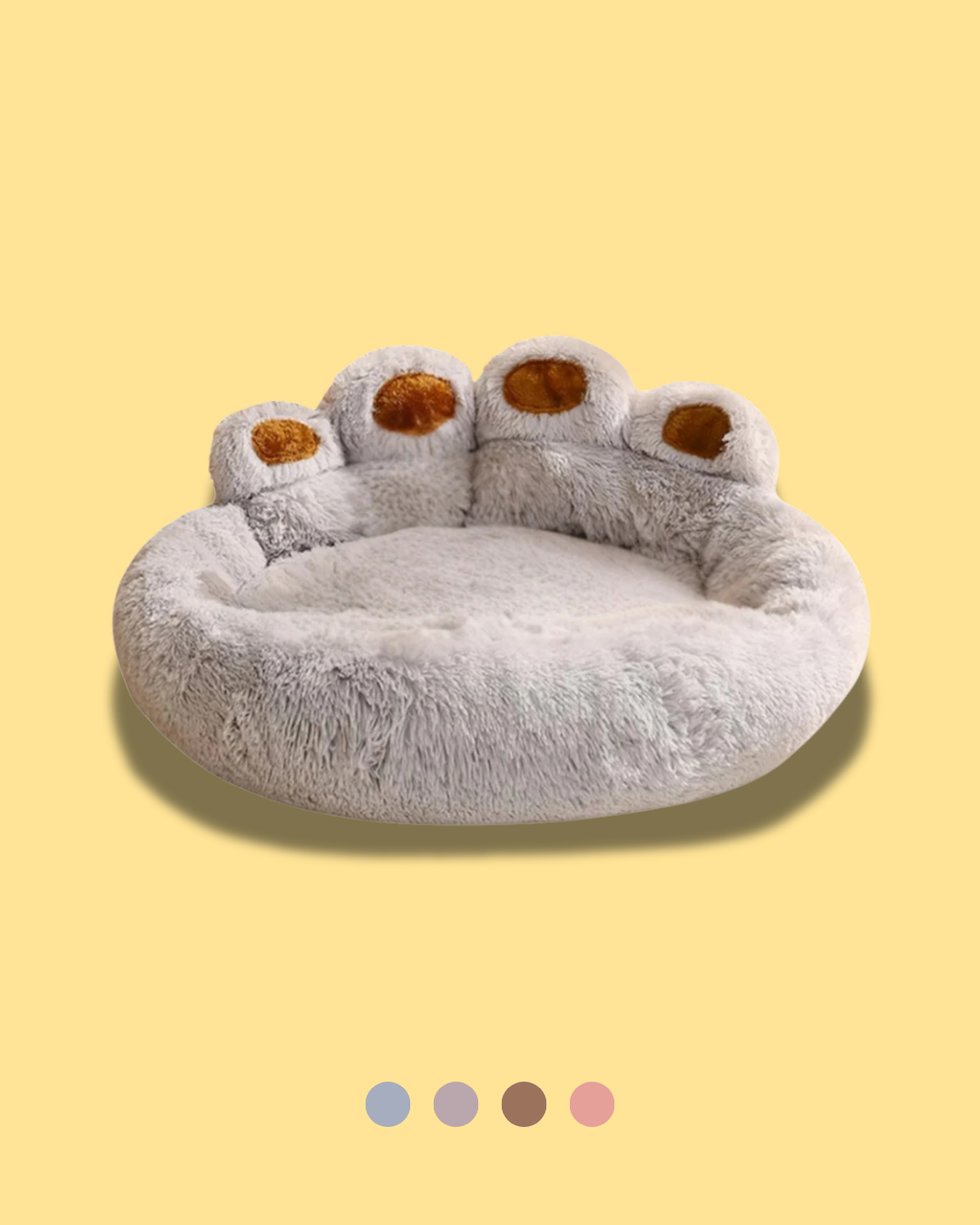 Fluffy Plush Dog Bed