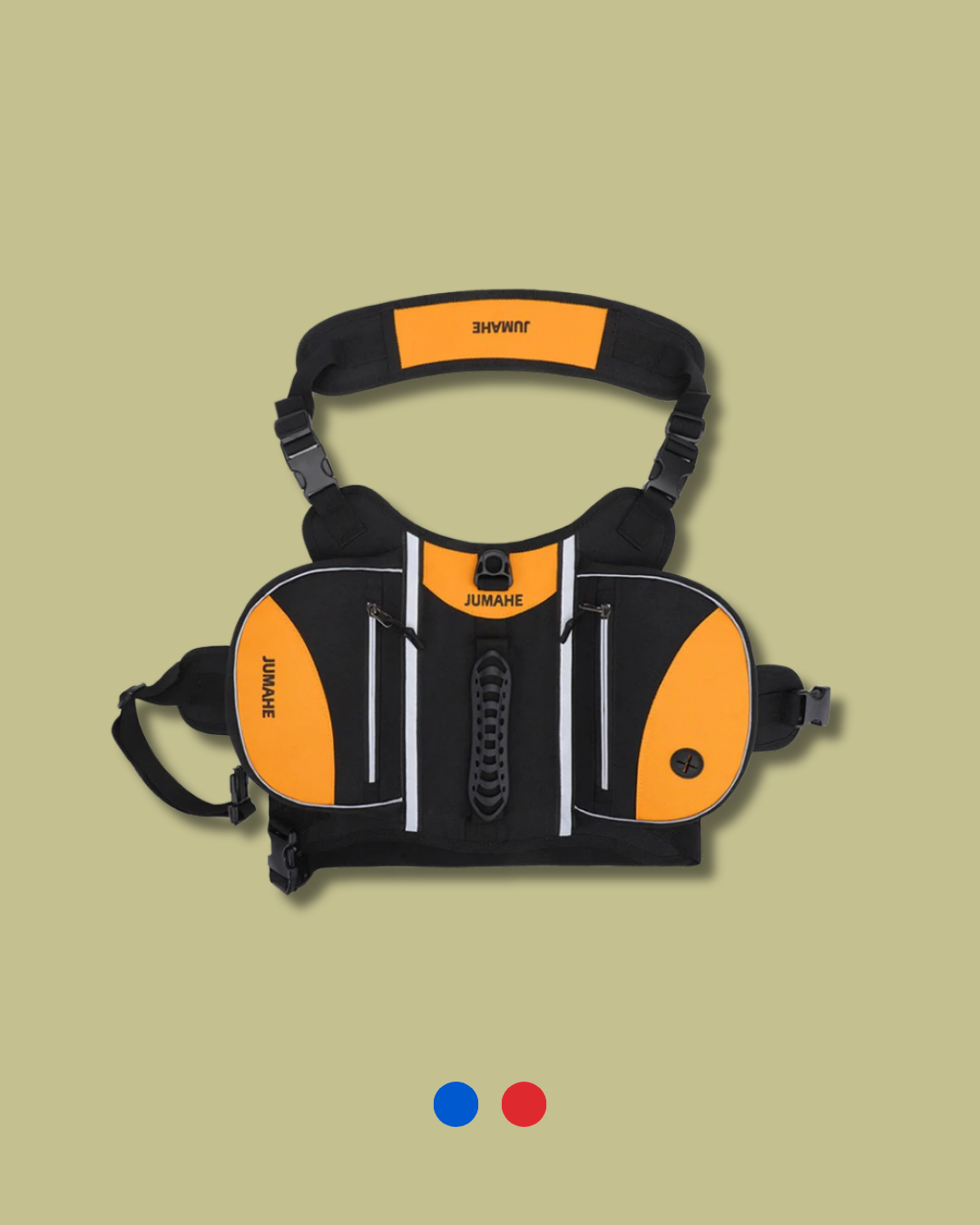 Reflective Dog Harness with Storage Bags