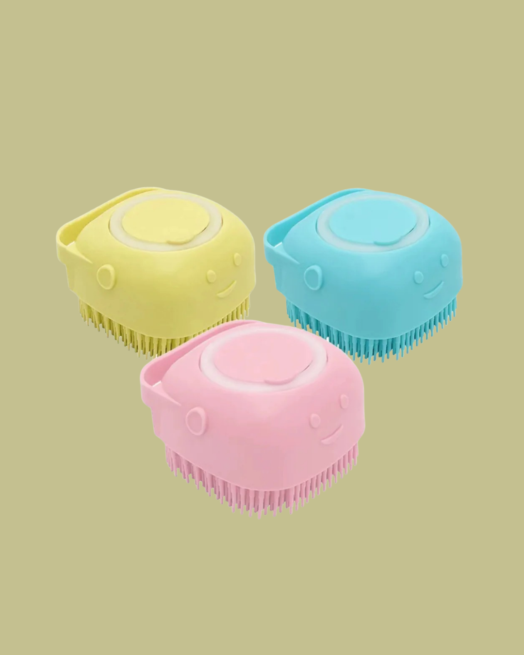 Pet Massage Brush Shampoo