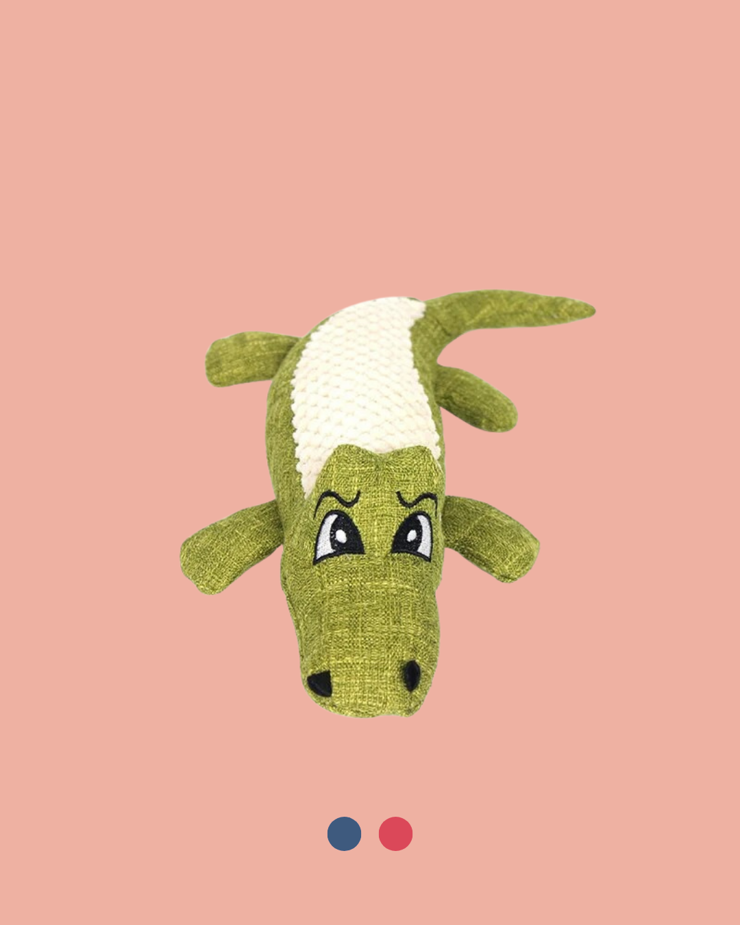 Plush Alligator Chew Toy